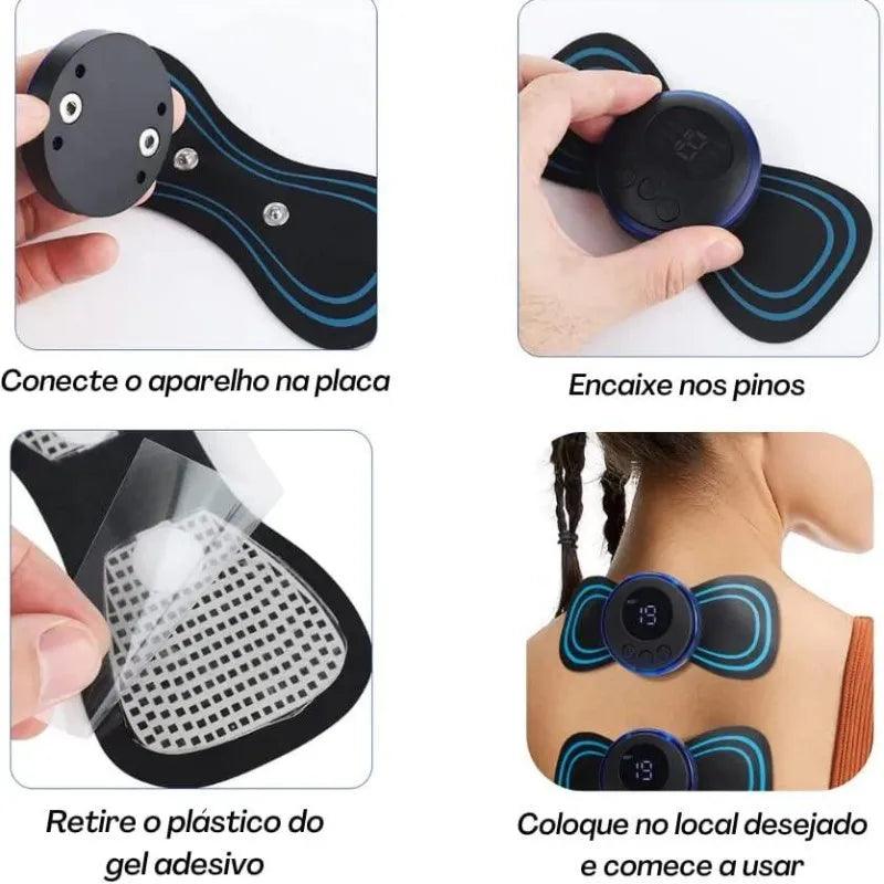 Mini massageador elétrico portátil - LOJAS ITACOLOMY